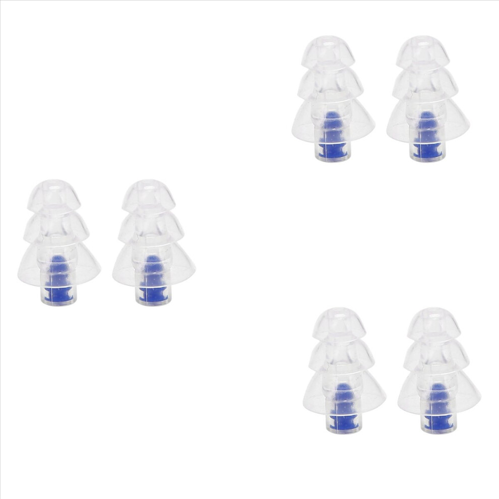 3X 27Db Earbud Musician Filter Earplugs Noise Reduction Cancelling Hearing Earbud Reusable Sleep Care For Dj(Blue) 4853316700074