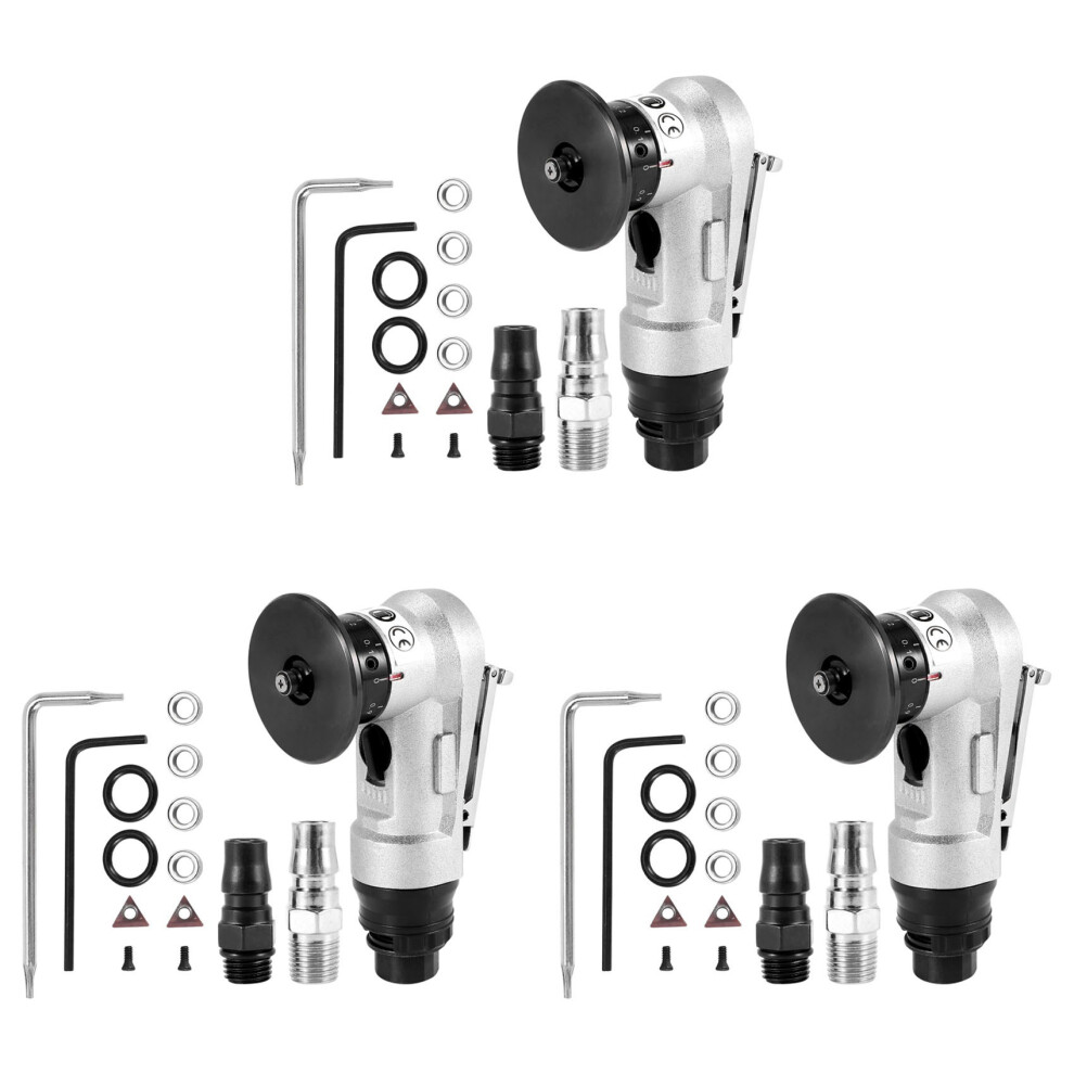 3X Manual Pneumatic Chamfering Machine, Linear Chamfering Tools, 45 Degree Metal Trimming Arc Corner Deburring Kit 4853316788089