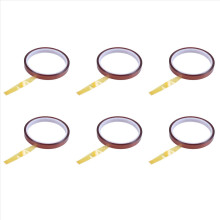 Cinta adhesiva Kapton de alta temperatura de 6 x 10 mm de ancho
