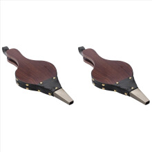 2x Mini soffietto manuale vintage marrone scuro, ventilatore per camino tradizionale, accendifuoco
