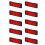 20X Bluetooth LED Name Badge Rechargeable Light Sign DIY Programmable Scrolling Message Board Display LED,Type 2 1