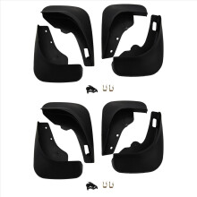 4 guardabarros delanteros y traseros compatibles con Focus 2 Mk2 Mk2.5 Sedán (2005-2011) (2006-2010)