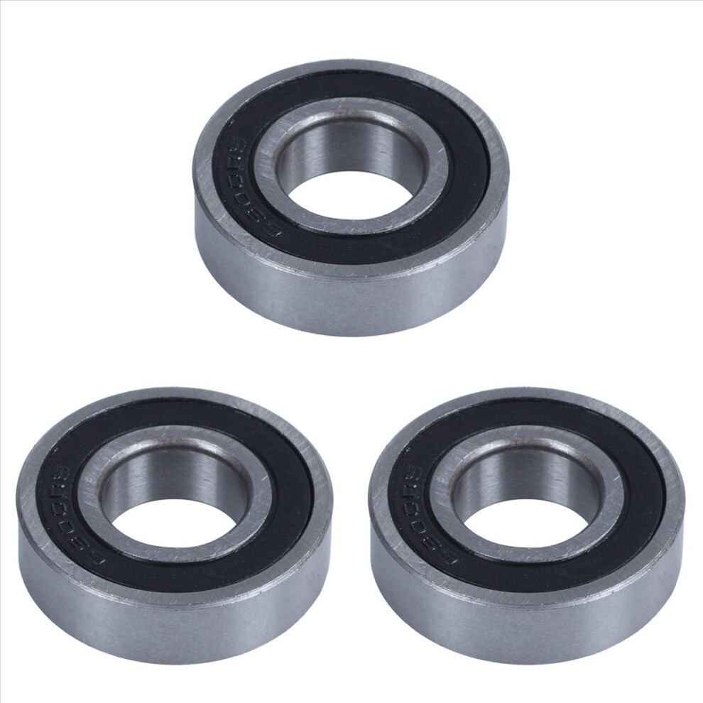 3X 6900 Shielded Single Line Deep Groove Ball Bearing 10Mm X 22Mm X 6Mm 4853316783718