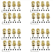 32PCS 5mm to 12mm Brass Combiner Wheel Hub Hex Adapter for D12 C14 C24 B14 B24 B16 B36 MN D90 MN99S RC Car Parts