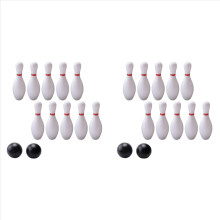2X Bowling Balls Set Indoor Outdoor Multifunctional Educational Sport Toy Kids Bowling Game Set Child Christmas Gifts