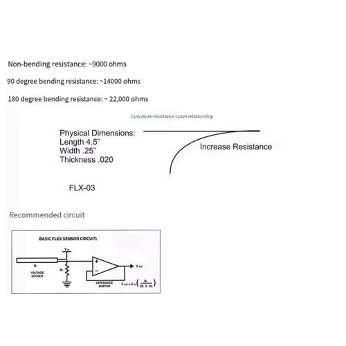 2x Flex Sensor 2,2 inch Flex Sensor voor Manipulator Elektronische Handschoen Accessoires Flex2,2 inch Flex Sensor 2
