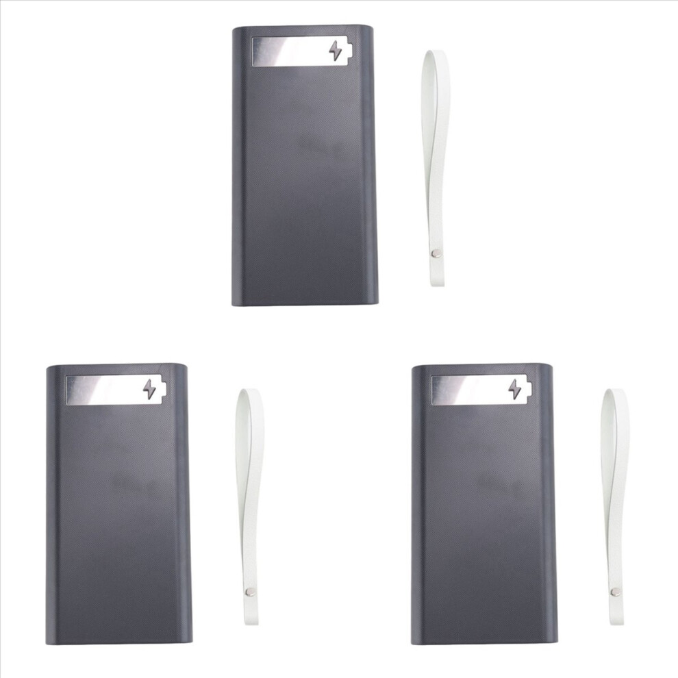 3X 12X18650 Charging Battery Case Welding Free Battery Storage Box Diy Power Bank Case T12 With 18650 Battery Box Light 4853316789888