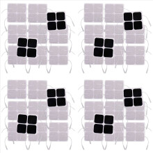 160 Stück TENS-Gerätepads, 2x2 Elektroden für EMS-Muskelstimulator-Elektrotherapiepads