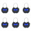 6X Smart Time Lock LCD Display Time Lock USB Rechargeable Temporary Timer Padlock Travel Electronic Timer Black 1