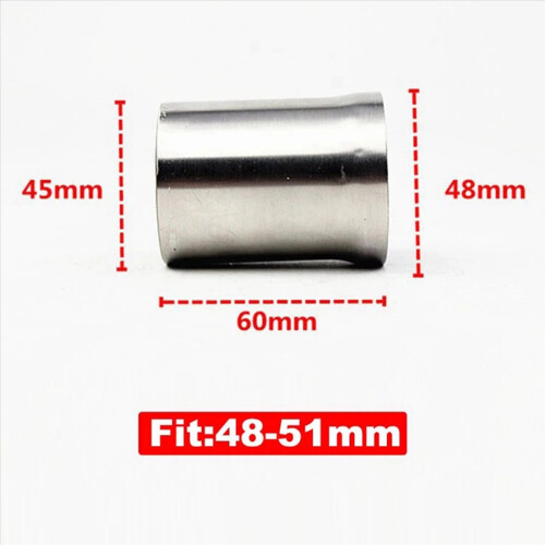 2pcs 51 mm Universal Motorcycle Exhaust Pipe Exhaust DB Suitable for - 1