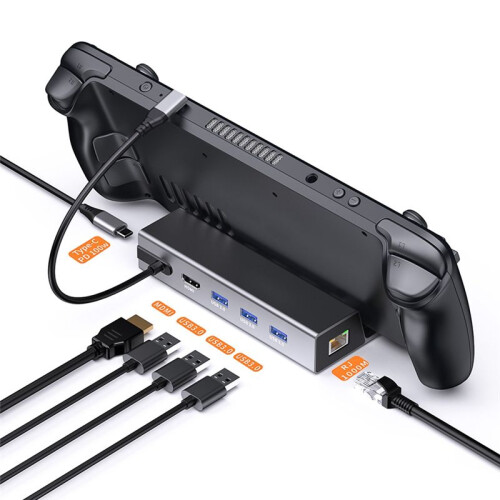 Handheld-Ladestation, Multi-Port-USB-Hub, Videokonverter, Basis, Erweiterungsdock 1