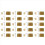 20X 3 String Guitar Ball String Bridge Bridge Pull String Hard Tail Guitar Bridge Tail 3 String Guitar Replacement Gold 1