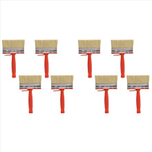 Conjunto de 8 pincéis para pintura de galpões, cercas, decks e blocos de madeira, com 120 mm (4,7 polegadas), ideais para todos os tipos de pintura.