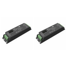 2X D4-P 4 Channel PWM Constant Voltage &RDM LED Decoder Controller Digital Display RJ45 Port DC12-36V Input 8Ax4CH