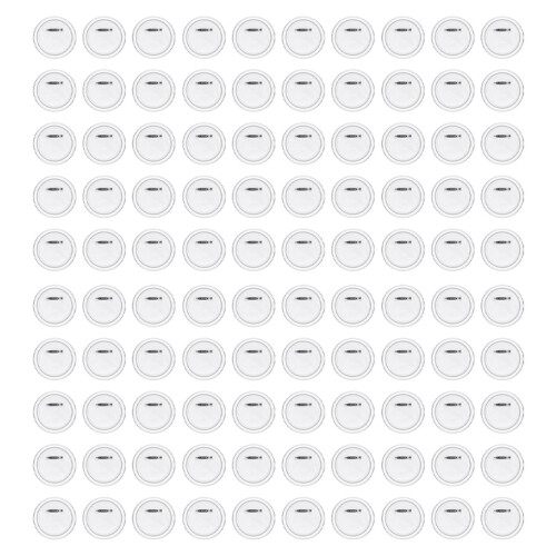 100PCS 1.5Inch Button Maker DIY Button Pins, Acrylic Design Button Badge Clear Button Pin Badges