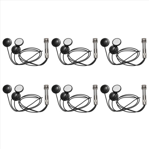 6X Universal Piezo 3 Μετατροπέας 6.35mm για ακουστική κιθάρα, γιουκαλίλι, μαντολίνο