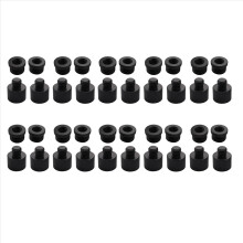 Conjunto de 40 adaptadores de rosca para microfone, 5/8 fêmea para 3/8 macho e 3/8 fêmea para 5/8 macho, para montagem em pedestal de microfone.