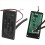3X Electric Violin Pickup Piezo Preamp Accessory with Active Tone System Brass 4