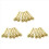 Metal Acoustic Guitar Bridge Pins 18pcs Brass Guitar Strings Fixed Cone String Pins String Nails 1