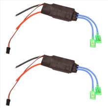 2X 12V-24V Bidirectional ESC Brush Speed Regulator for High Power Net Pulling Boat Ship Fit 775/795/895/997 Motor 640A