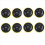 Disco de lixa e polimento com fixação por velcro para esmerilhadeira angular 8X, 4 polegadas de diâmetro. 1