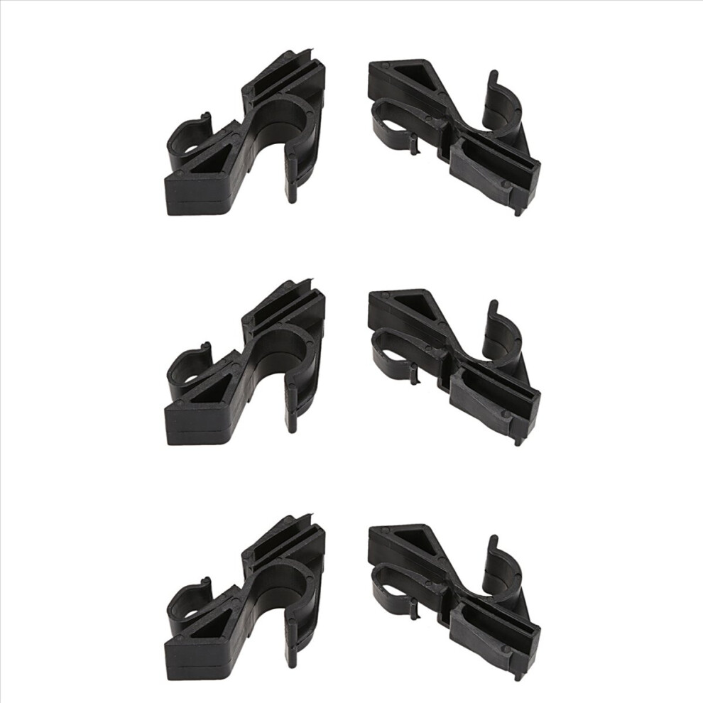 6X For Grande Punto Rear Parcel Shelf Clip New X2 71719952 / 71719953 Black 4853316704089