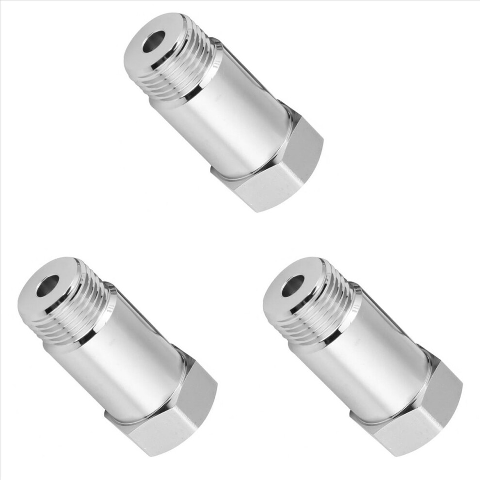 3Pcs M18x1.5 Oxygen O2 Sensor Adapter Converter Car Cel Fix Check Engine Eliminator O2 Extender Spacer Light 4853316701668
