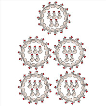 100PCS Finger Heart Patches,Korean Finger Heart Sew on Embroidery Patch, Fabric Applique Sticker Decal Pin