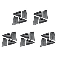 10X Car Carbon Fiber Side Rear Door Handle Cover Bowl Cover for -V 2016-2018
