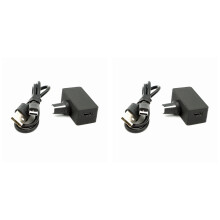 2x PWM-snelheidsregelaar 4-pins PWM-ventilatorregelaar USB TYPE-C-voeding DIY waterkoelingskoeler