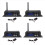 4X 512 Wireless Controller Receiver Transmitter LCD Display Power Adjustable for Disco DJ Stage Bar Light-EU Plug 1