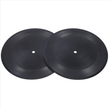 Lege vinylplaten 7 inch CD voor kamerdecoratie CD-muurdecoratie Vinylplaten decoratie Zwarte nepplaten decoratie (48 stuks)