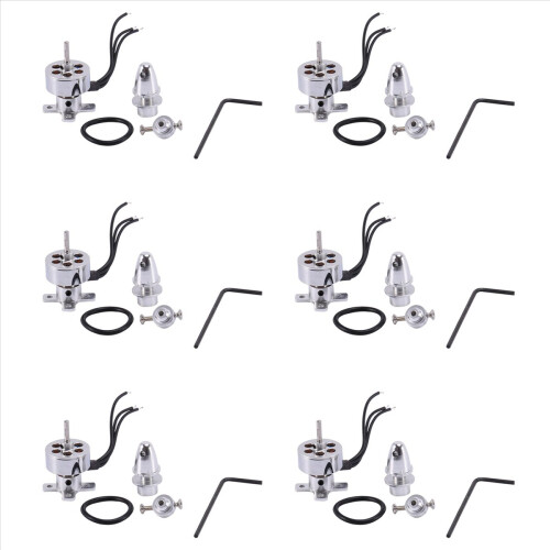 6X Αξεσουάρ RC Drone 10G Brushless Motor Out Runner 1811 2000KV για Μίνι Αεροσκάφη Ραδιοελέγχου