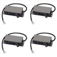 4X DC 0-10V Dimmer Switch Seriesable Sync Controller Rotary ON/Off for 0/1-10V Dimmable LED Drivers Electronic Ballasts
