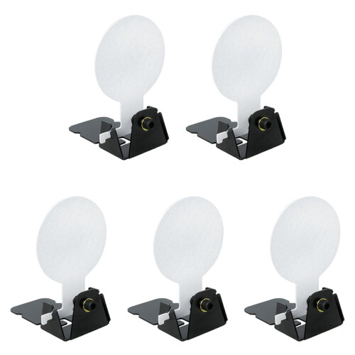 5X Small Miniature Inverted Target Metal Practice Targets Manual Reset Practice Targets