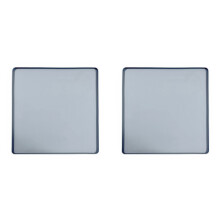 2x Wasmachine Droger Beschermende Siliconen Rubberen Mat 23,6 X 23,6 Inch voor Wasmachine en Droger Hoes voor de Bovenkant Antislip