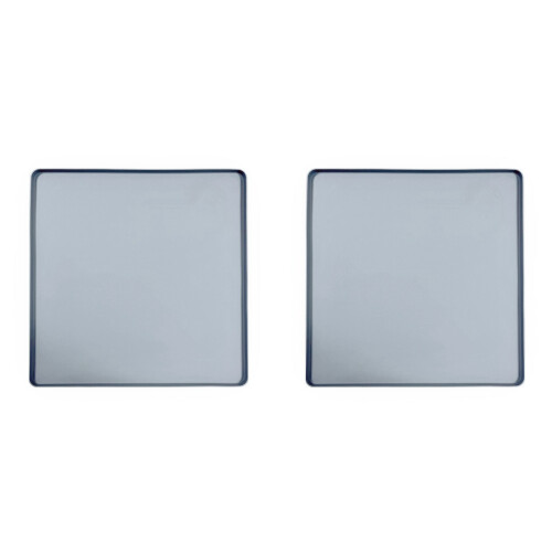 2 Tapetes de Silicone Protetores para Lavadora e Secadora, 60 x 60 cm (23,6 x 23,6 polegadas), para a Parte Superior, Antiderrapante
