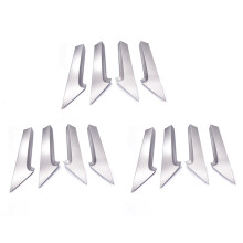 3X Car Accessories for 2006-2011 Trim Cover Car Handle Inner Door Panel Parts Car Auto Decoration Silver