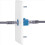 24x Πρίζα τοίχου Cat6 Ethernet 1 θύρας RJ45, θηλυκή σε θηλυκή, Λευκή & Μπλε 3