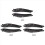 3X Black Front Left/Right Car Inner Door Handle Trim Pull Grab Panel Handle for 3 4 Series F30 Interior Door Handle 2