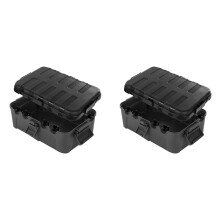 2X Outdoor Electrical Box Waterproof Extension Cord Cover Weatherproof, Protect Outlet, Plug, Socket, Power Strip