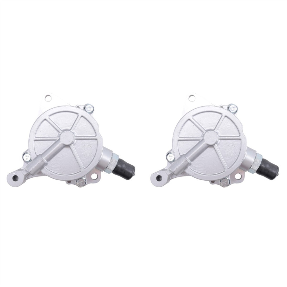 2X Me017287 Alternator Vacuum Pump For 4D33 4D34 Fuso Silver 4853316712091