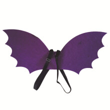 Halloween Cool Costume Props for Kids' Favor Up Play Clothing Accessories Fun Bat Costume for Kids, Purple Wings, 05 Years