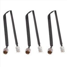 Cavo coassiale piatto passante per finestra/porta 3X PL295 UHF maschio a SO239 UHF femmina 50 Ohm, 40 cm