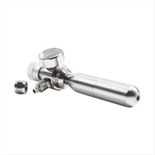 Regulador de CO2 para aquário com manômetro de 2000 psi para tubo de sucção de 6 mm e rosca 3/8-24UNF