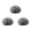 3Pcs Microphone Windscreen Outdoor Cover Windshield Muff Wind Shield for MIC Transmitter Wireless System Black-White 1