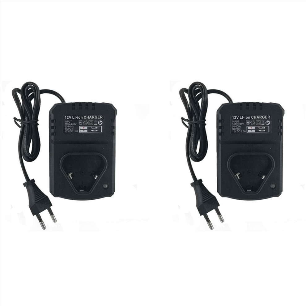 2X Electric Drill Charger 12V Lithium Battery Charger Li-Ion 110-240V For Lithium Drill /Electrical Wrench Eu Plug 4853316791362