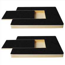 2X Dog Nail Scratch Pad - File Trimmer Board Trimming Scratcher Box Emery Sandpaper Filing Scratchboard Polish Pads