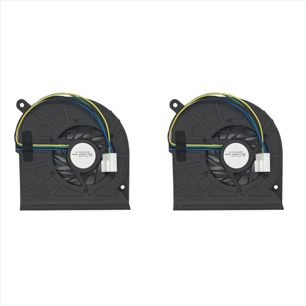 2X Cpu Cooling Fan For 693484-001 Kdb0712hb D117 12V 0.45A Elite Aio 8200 8200Eu 620007-001 Kdb0712hb 7Ag 4853316711681