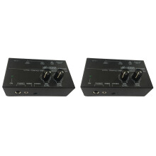 2 préamplificateurs audio MA400 pour casque et microphone, avec sorties casque 6,35 mm et 3,5 mm et prise européenne.